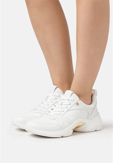 michael kors brady sneakers optic white|Michael Kors white sneakers.